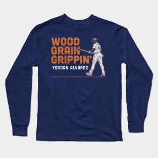 Yordan Alvare Wood Grain Grippin Long Sleeve T-Shirt